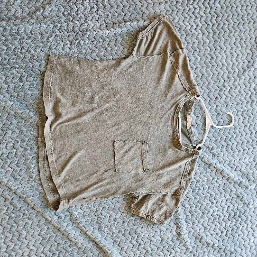Sunwear faded cropped t shirt